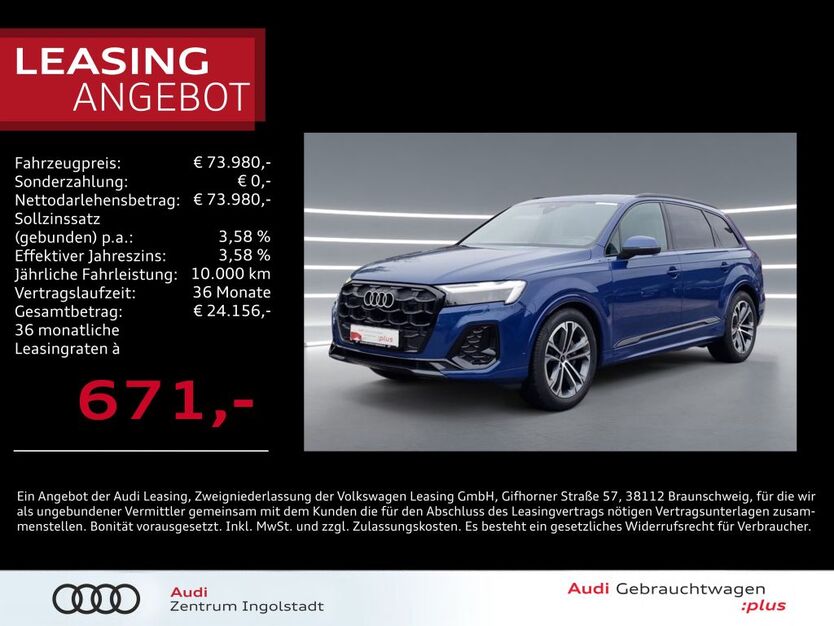 Audi Q7 28.263 km 73.980 € Ingolstadt 85057