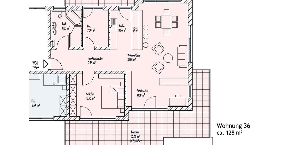 Einfamilienhaus Crailsheim - 3 Zimmer, 128 m&sup2;, 1.350&euro; | Angebot:25870531