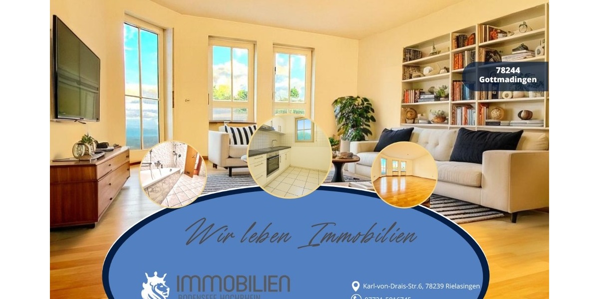 Eigentumswohnung grenznah zur Schweiz * 3-Zimmer * Wohnung - Etagenwohnung Gottmadingen | Angebot:24346558