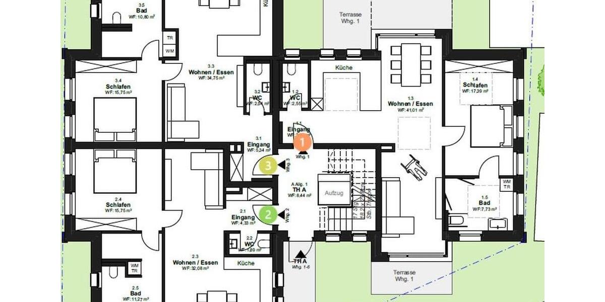 Erdgeschoßwohnung Neuenhaus - 2 Zimmer, 81 m&sup2;, 1.060&euro; | Angebot:25919286