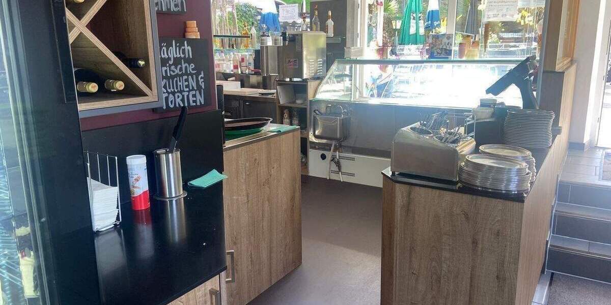 Eiscafé in 1 A Lage - Terrasse - Vollausstattung - Wohnmöglichkeit zimmer