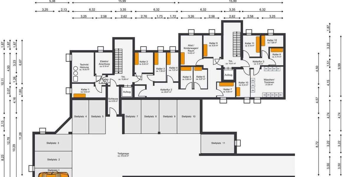 Etagenwohnung Aindling - 2 Zimmer, 53 m&sup2;, 299.900&euro; | Angebot:24485515