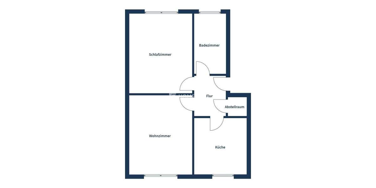 Etagenwohnung Düren Distelrath - 2 Zimmer, 58 m&sup2;, 119.000&euro; | Angebot:24779466