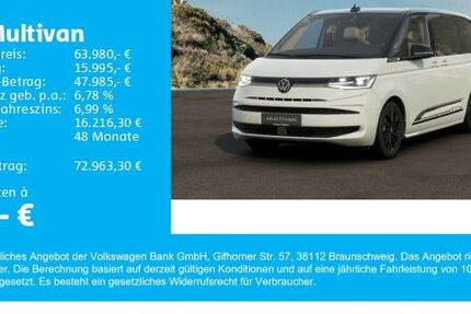 VW T7 Multivan 4.990 km 63.980 &euro; Gersthofen 86368