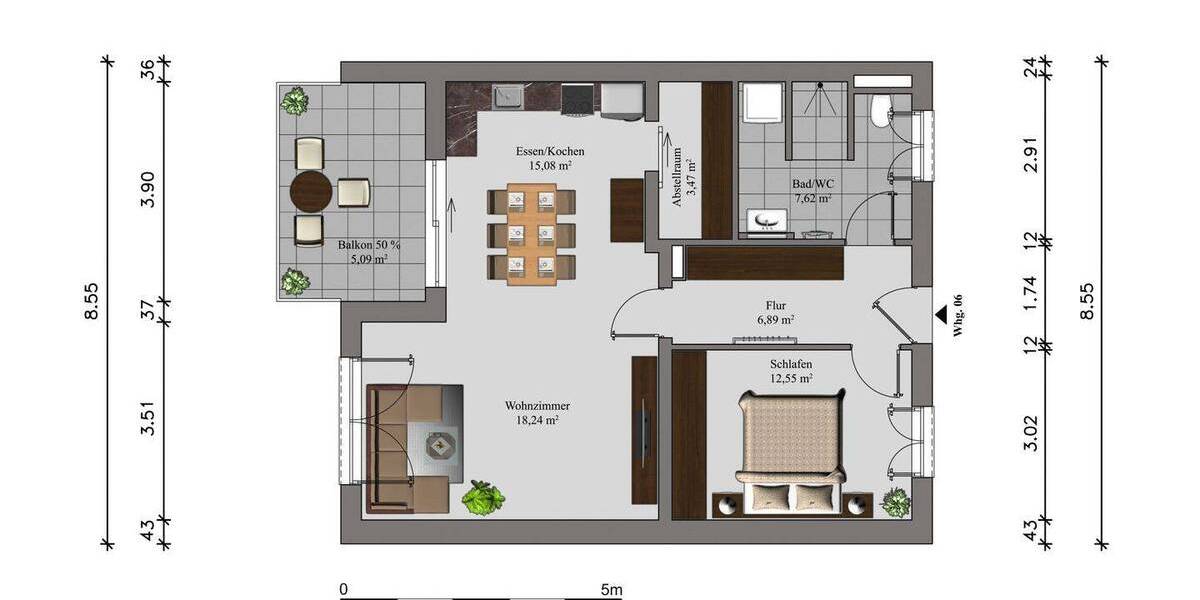 Etagenwohnung Pocking - 4 Zimmer, 153 m&sup2;, 688.576&euro; | Angebot:25744716
