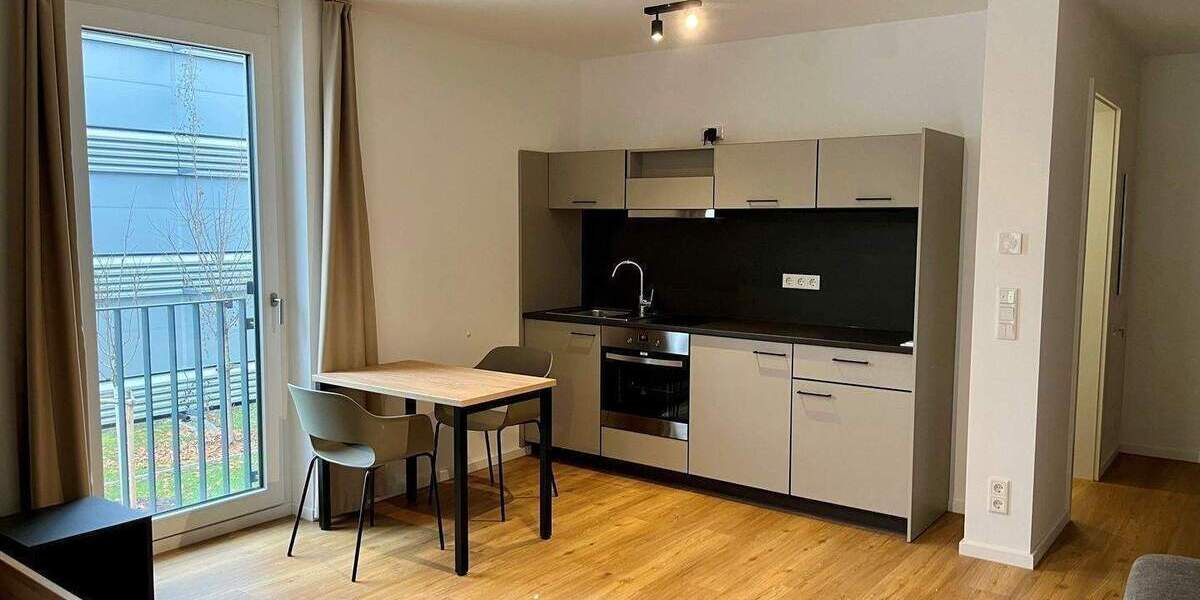 Helle, möblierte 1-Zimmer-Neubau-Wohnung mit Balkon! 1 zimmer