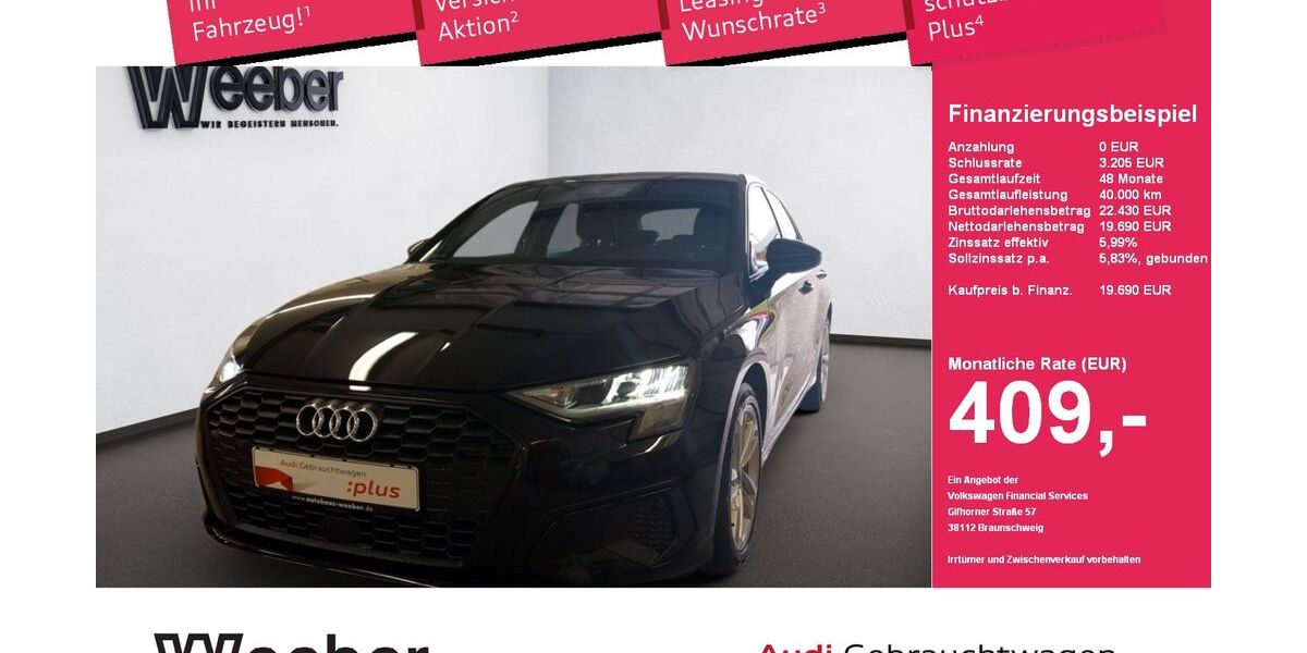 Audi A3 52.250 km 19.490 &euro; Herrenberg 71083