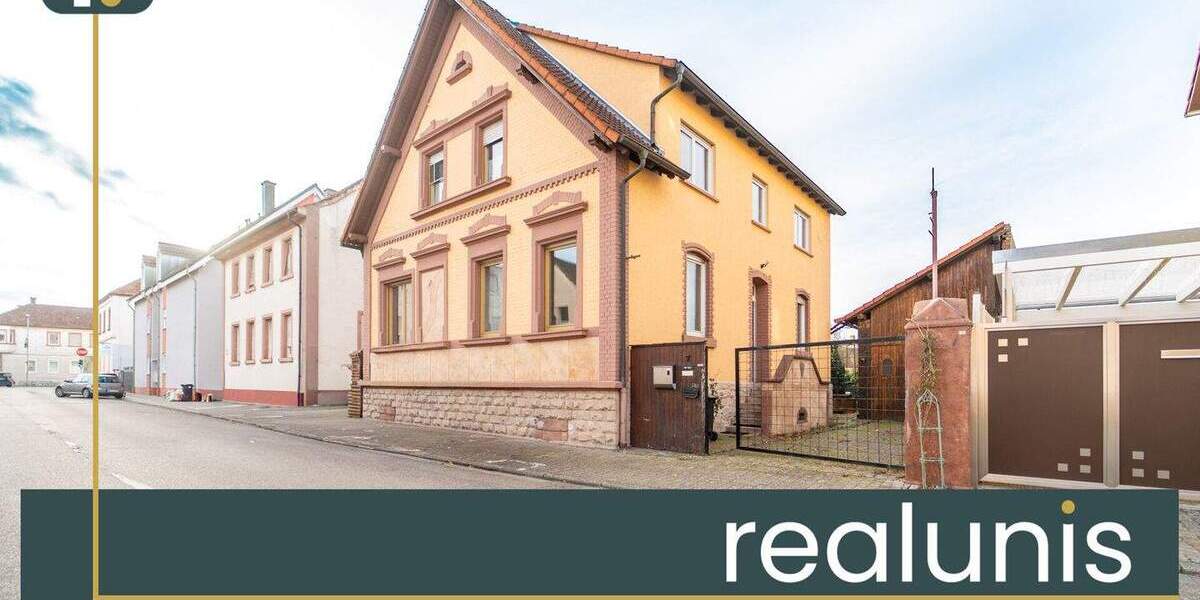 Altbaucharme trifft Zukunftspotenzial - Großzügiges Einfamilienhaus in zentraler Lage von Schifferstadt 7 zimmer