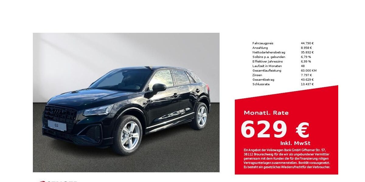 Audi Q2 3.900 km 44.790 &euro; Bielefeld 33609