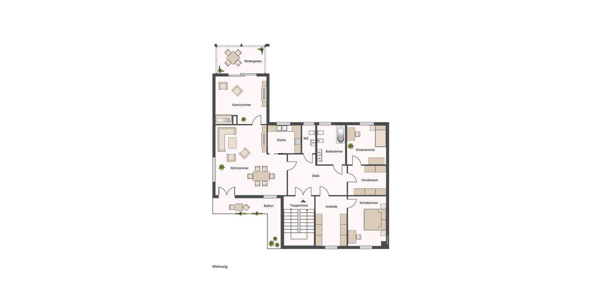 Etagenwohnung Mockrehna Audenhain - 5 Zimmer, 155 m&sup2;, 199.900&euro; | Angebot:25770692