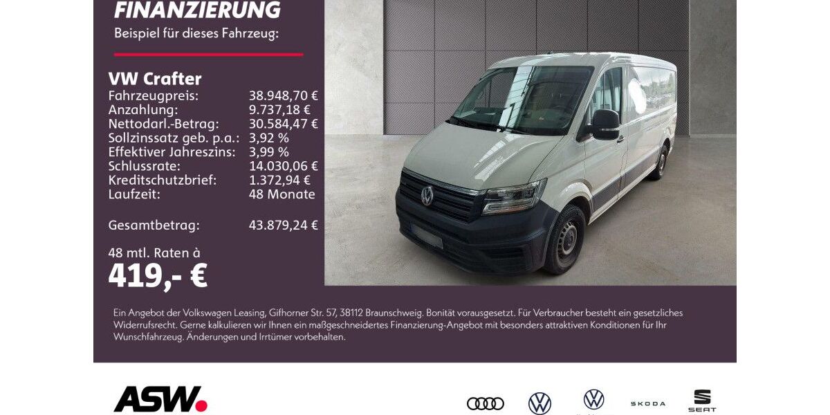 VW Crafter 90.400 km 38.949 &euro; Sinsheim 74889