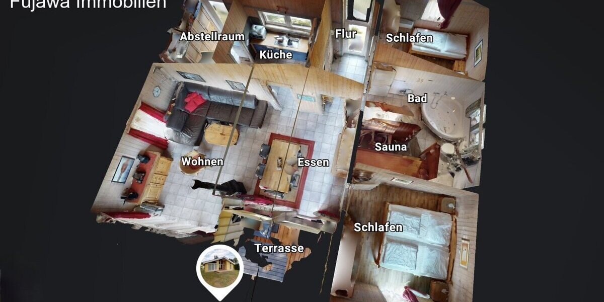 Ebenerdiges Ferienhaus im Ferienpark Mirow - Ihr Rückzugsort für 199.900 EUR Käuferprovisionsfrei - Ferienhaus Mirow Granzow | Angebot:27142326