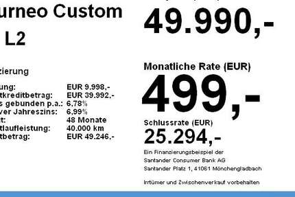 Ford Tourneo Custom 33.252 km 49.990 &euro; Kaufbeuren 87600