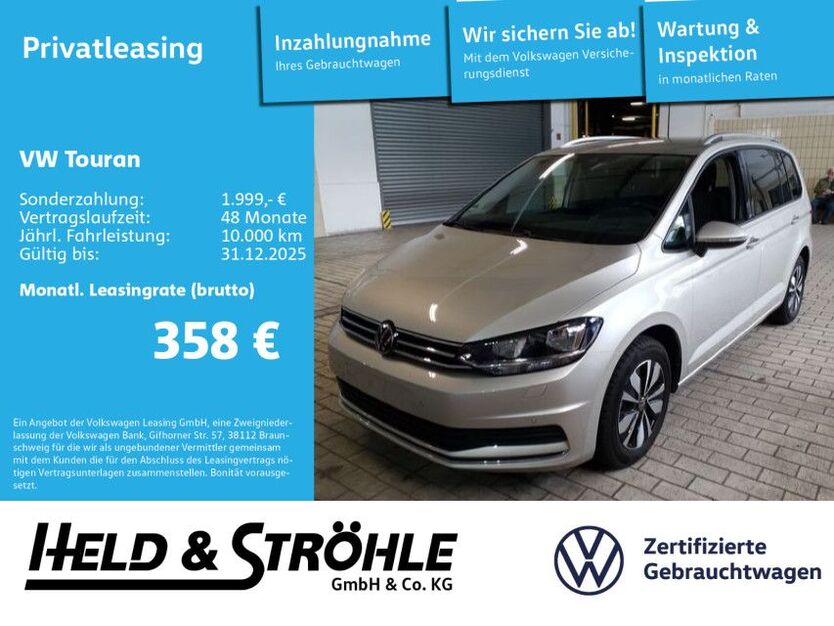 VW Touran 8.419 km 36.470 € Neu-Ulm 89231
