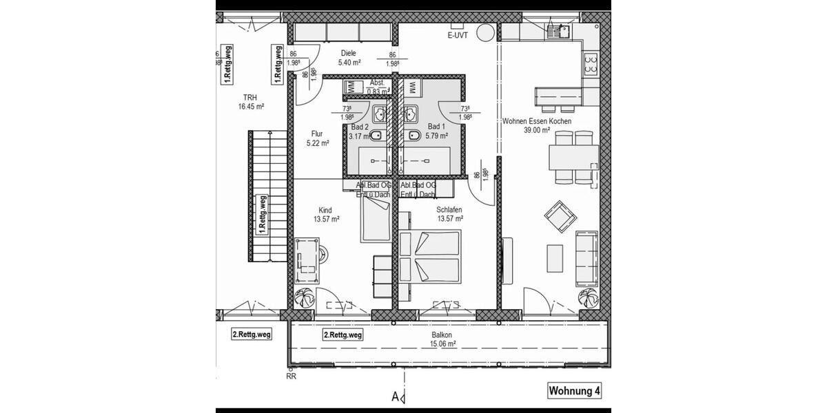 Erdgeschoßwohnung Pürgen - 3 Zimmer, 93 m&sup2;, 539.000&euro; | Angebot:26888087