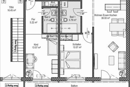 Wohnung Pürgen - 3 Zimmer, 93 m&sup2;, 539.000&euro; | Angebot:26888087