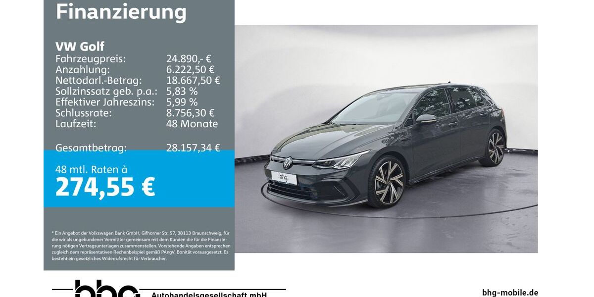 VW Golf 20.274 km 24.890 &euro; Freiburg 79115