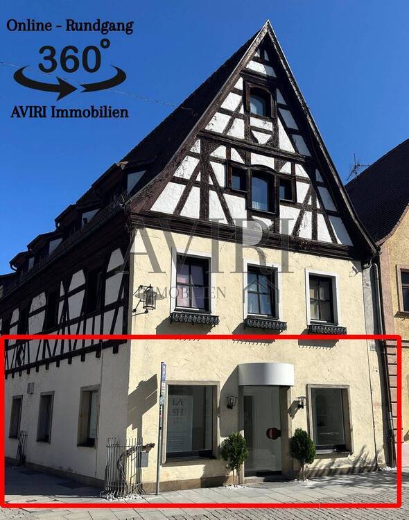 Gewerbeobjekt im Stadtkern Forchheim, div. Möglichkeiten: Büro, Studio, Friseur, Gastronomie, Praxis 3 zimmer