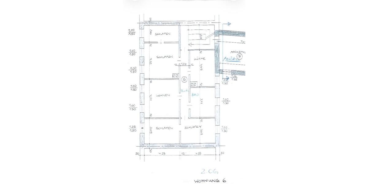 Etagenwohnung Konz - 5 Zimmer, 108 m&sup2;, 1.150&euro; | Angebot:25415298