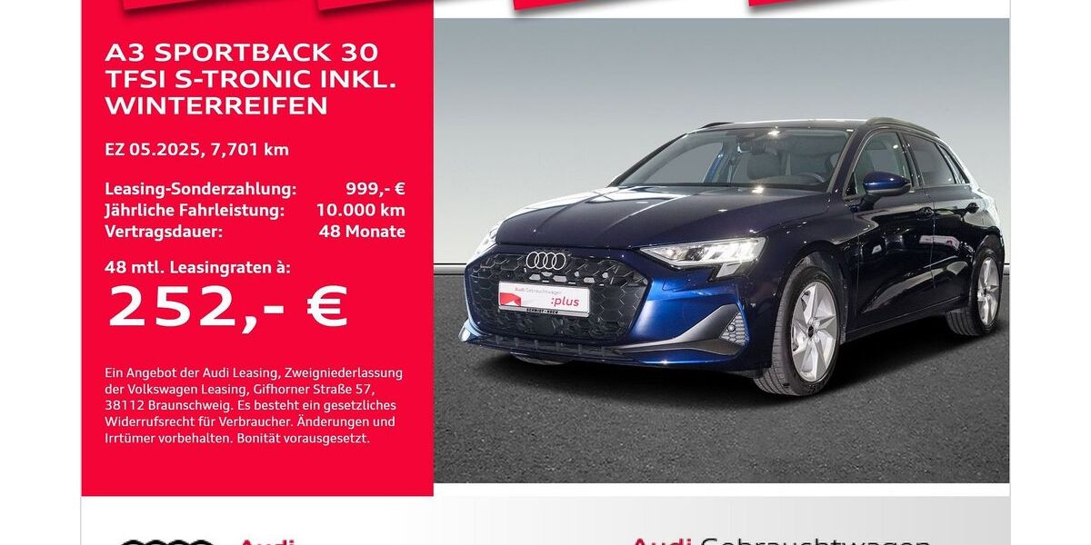 Audi A3 7.701 km 30.870 &euro; Bremerhaven 27576