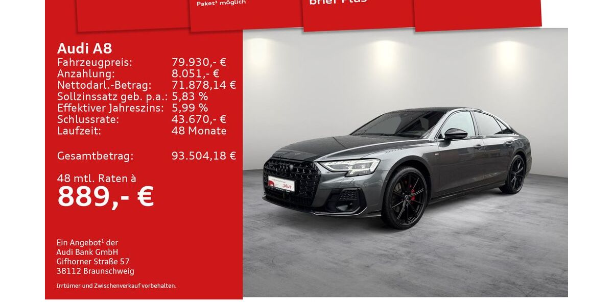 Audi A8 32.904 km 79.930 &euro; Mosbach 74821