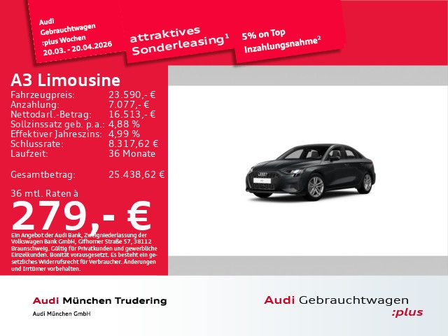 Audi A3 51.768 km 23.590 &euro; München 81825
