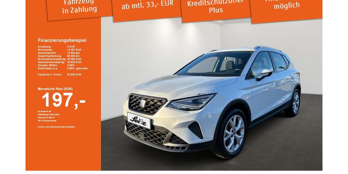 Seat Arona 26.715 km 18.689 &euro; Lindau 88131
