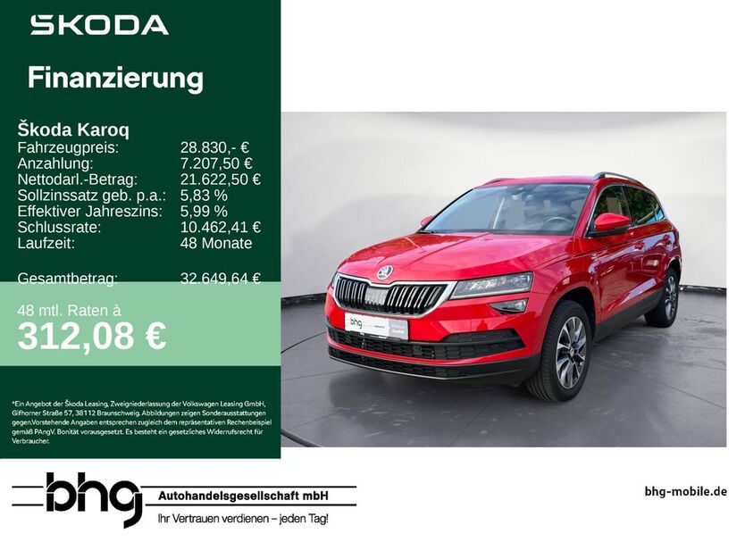 Skoda Karoq 54.734 km 28.830 € Balingen 72336