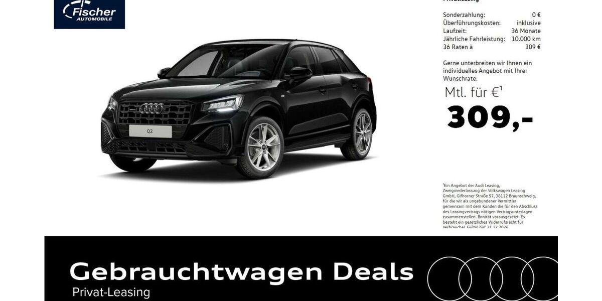 Audi Q2 33.599 km 34.980 &euro; Neumarkt 92318