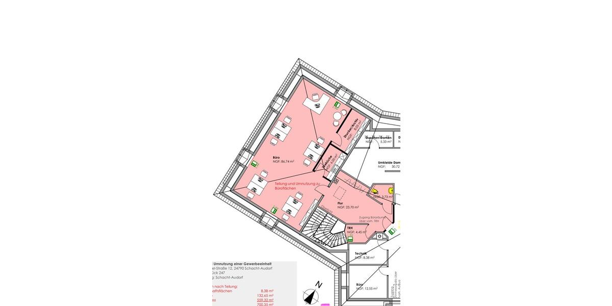 Gewerbeobjekt Schülldorf - 1.050&euro; | Angebot:24492846