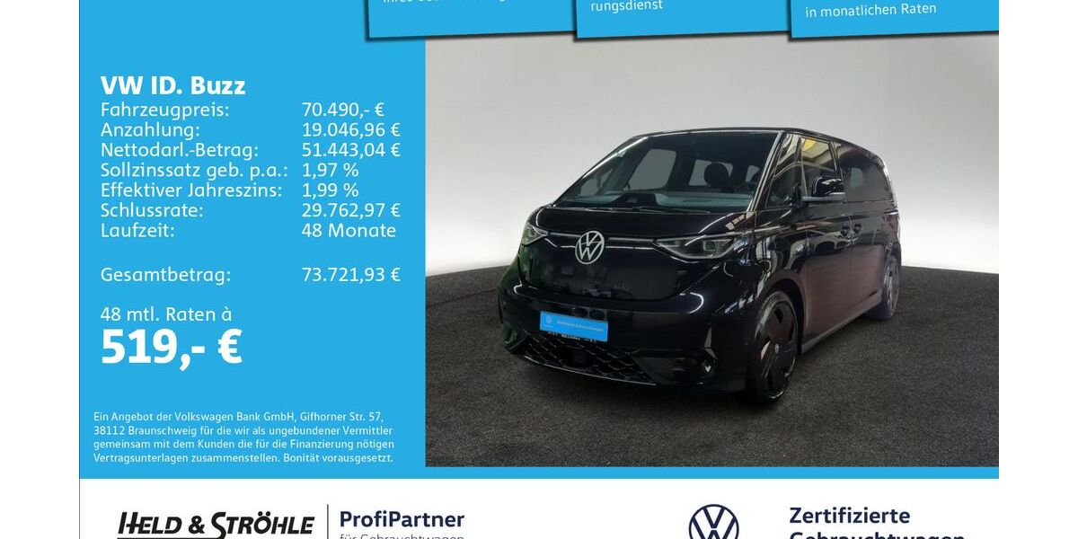 VW ID. Buzz 18.061 km 70.490 &euro; Ulm 89079