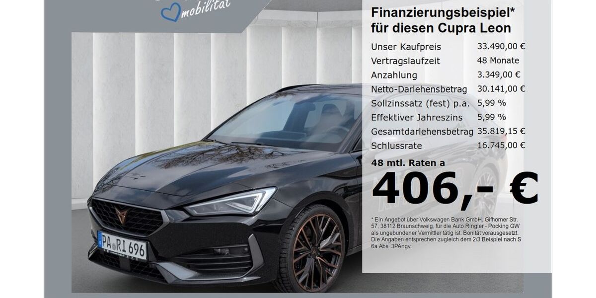 Cupra Leon 27.490 km 33.490 &euro; Pocking 94060