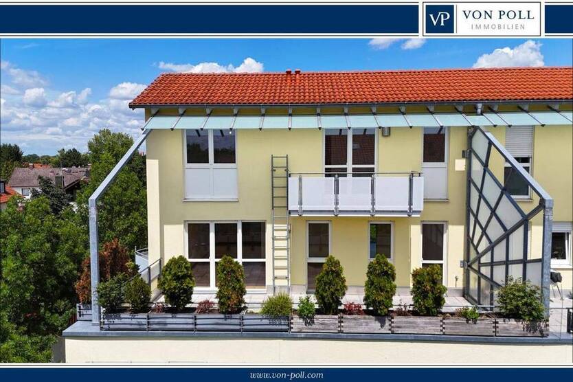 Über den Dächern von Ismaning - gepflegte Maisonette - Dachgeschoßwohnung mit Aufzug