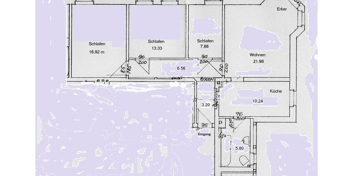 4RWg 86 qm 670 warm am hübschen Schloss Lieskau bei Spremberg 4 zimmer