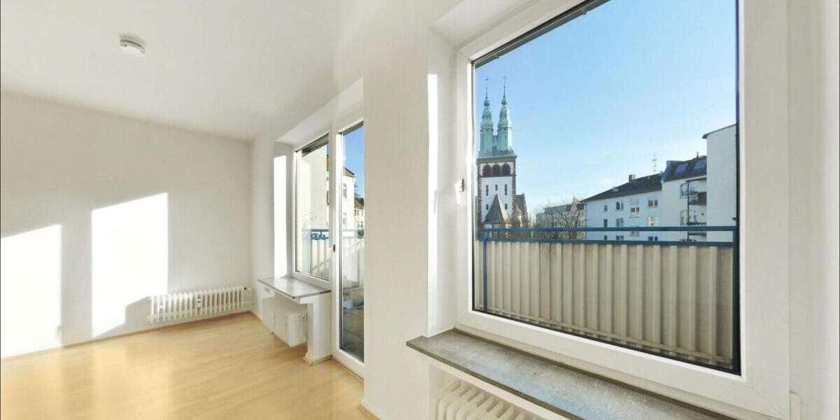 Attraktive Studiowohnung mit modernisiertem Bad und Balkon - leer stehend 1 zimmer