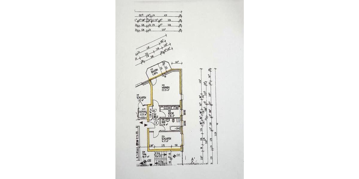 Etagenwohnung Norderstedt Garstedt - 2 Zimmer, 59 m&sup2;, 258.000&euro; | Angebot:27096890
