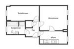 Etagenwohnung Magdeburg Buckau - 2 Zimmer, 52 m&sup2;, 75.000&euro; | Angebot:26229561