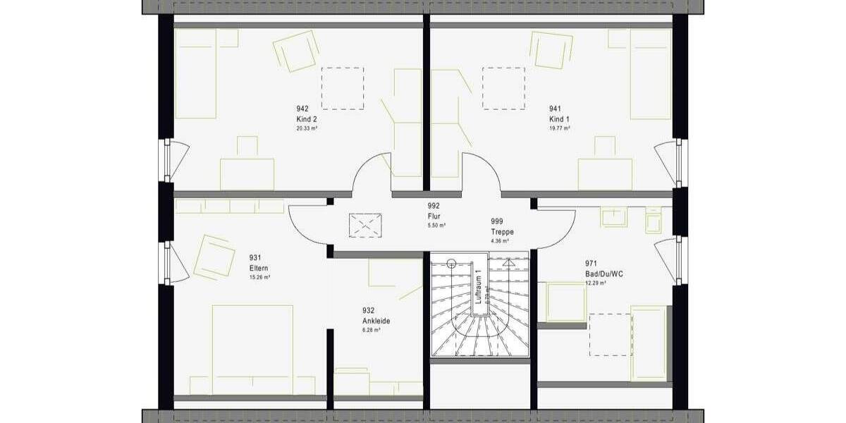 Einfamilienhaus Rottenburg am Neckar Wurmlingen - 5 Zimmer, 180 m&sup2;, 542.519&euro; | Angebot:26886668