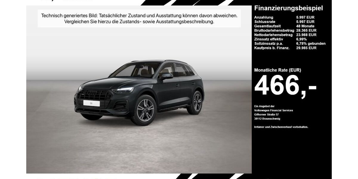 Audi Q5 122.574 km 29.985 &euro; Oelde (Stromberg) 59302