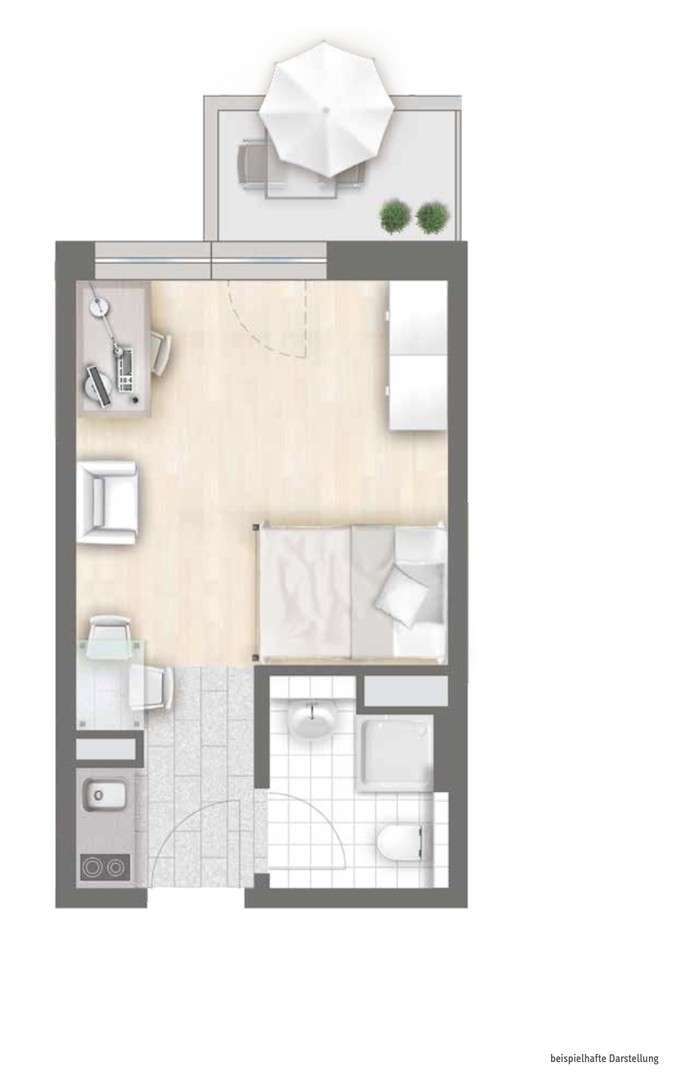 Wohnung zum Kaufen in Berlin 215.000 € 24.9 m² 1 zimmer