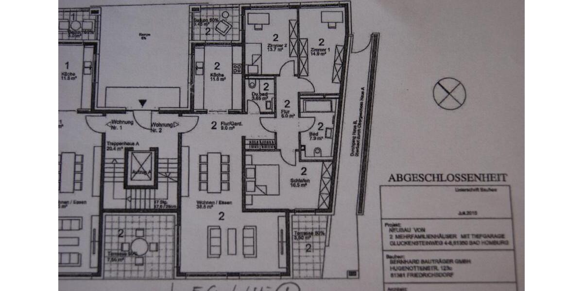 Erdgeschoßwohnung Frankfurt am Main Bonames - 4 Zimmer, 134 m&sup2;, 2.090&euro; | Angebot:26323137