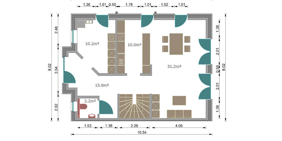 Moderne Doppelhaushälfte mit Garten | 130m² | Glücksburg Ostsee 4 zimmer