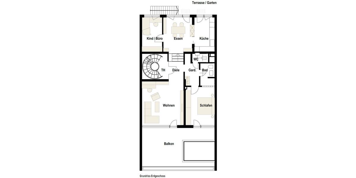 Erdgeschoßwohnung Erlenbach am Main - 3.5 Zimmer, 90 m&sup2;, 1.400&euro; | Angebot:26322543
