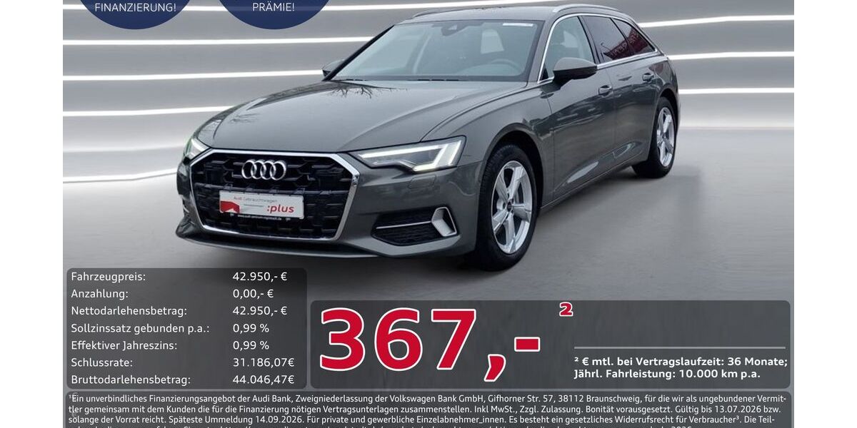 Audi A6 11.310 km 41.790 &euro; Ingolstadt 85057