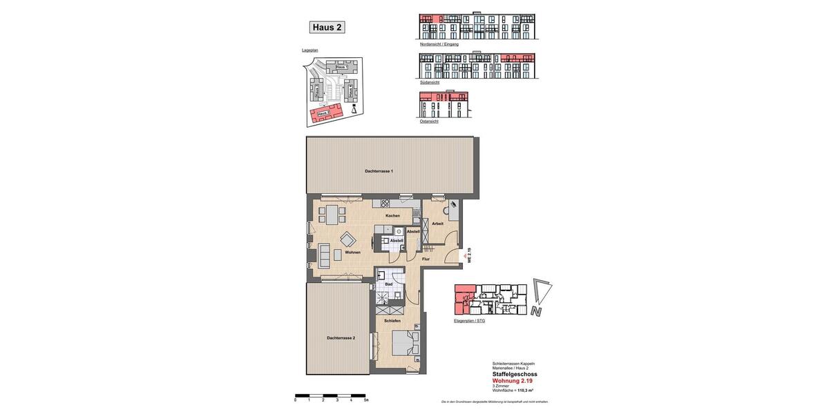 Erstbezug: Hochwertige Eigentumswohnungen im Neubaugebiet Schleiterrassen im KfW 55 Standard 3 zimmer