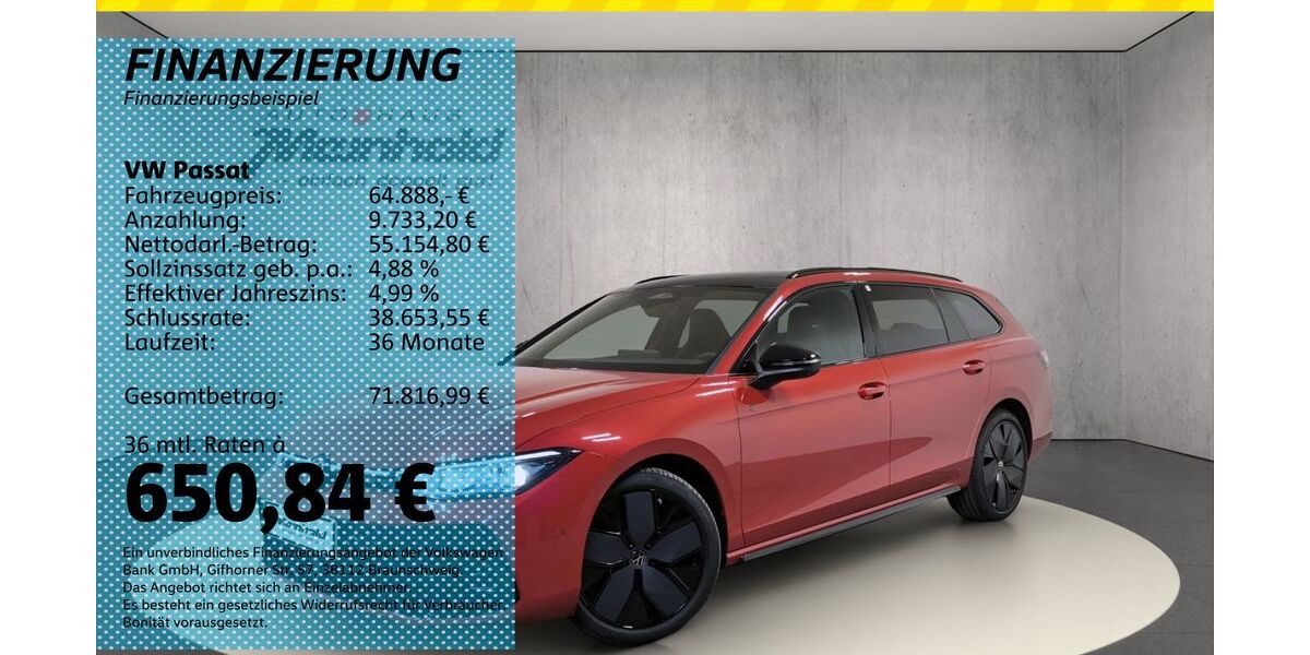 VW Passat 5.000 km 64.888 &euro; Auerbach/Rebesgrün 08209