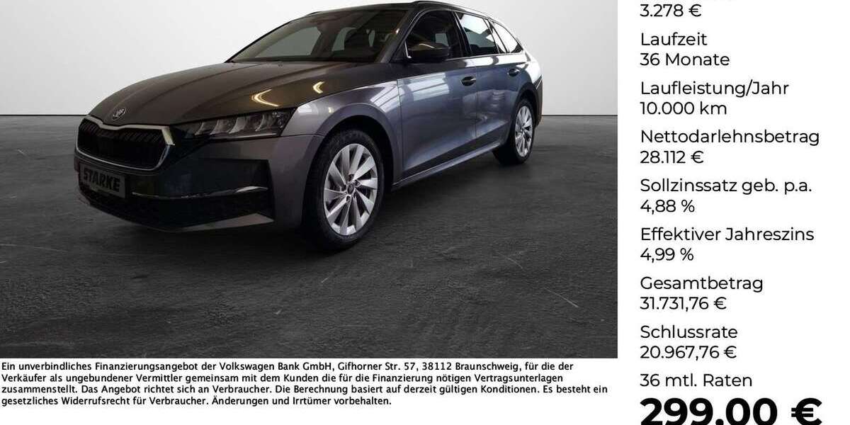 Skoda Octavia 9.415 km 30.690 &euro; Georgsmarienhütte 49124