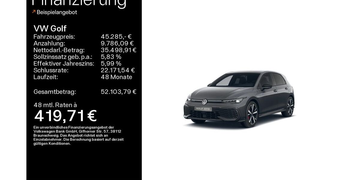 VW Golf 2.900 km 45.285 &euro; Büdingen 63654