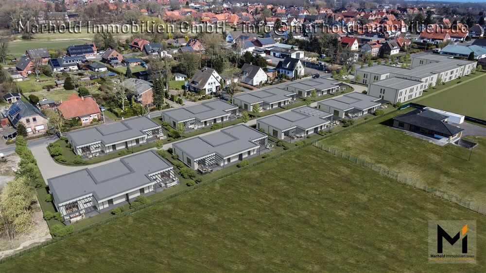 Neubau: Seniorengerechter Bungalow mit Stil und Qualität Erstbezug;2026 Betreuungsanbindung möglich - Doppelhaushälfte Steyerberg | Angebot:25925768