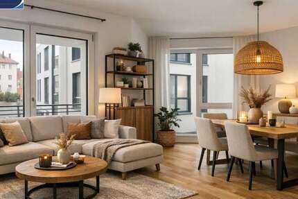 Wohnung Heilbronn Kernstadt - 2 Zimmer, 47 m&sup2;, 860&euro; | Angebot:25100943